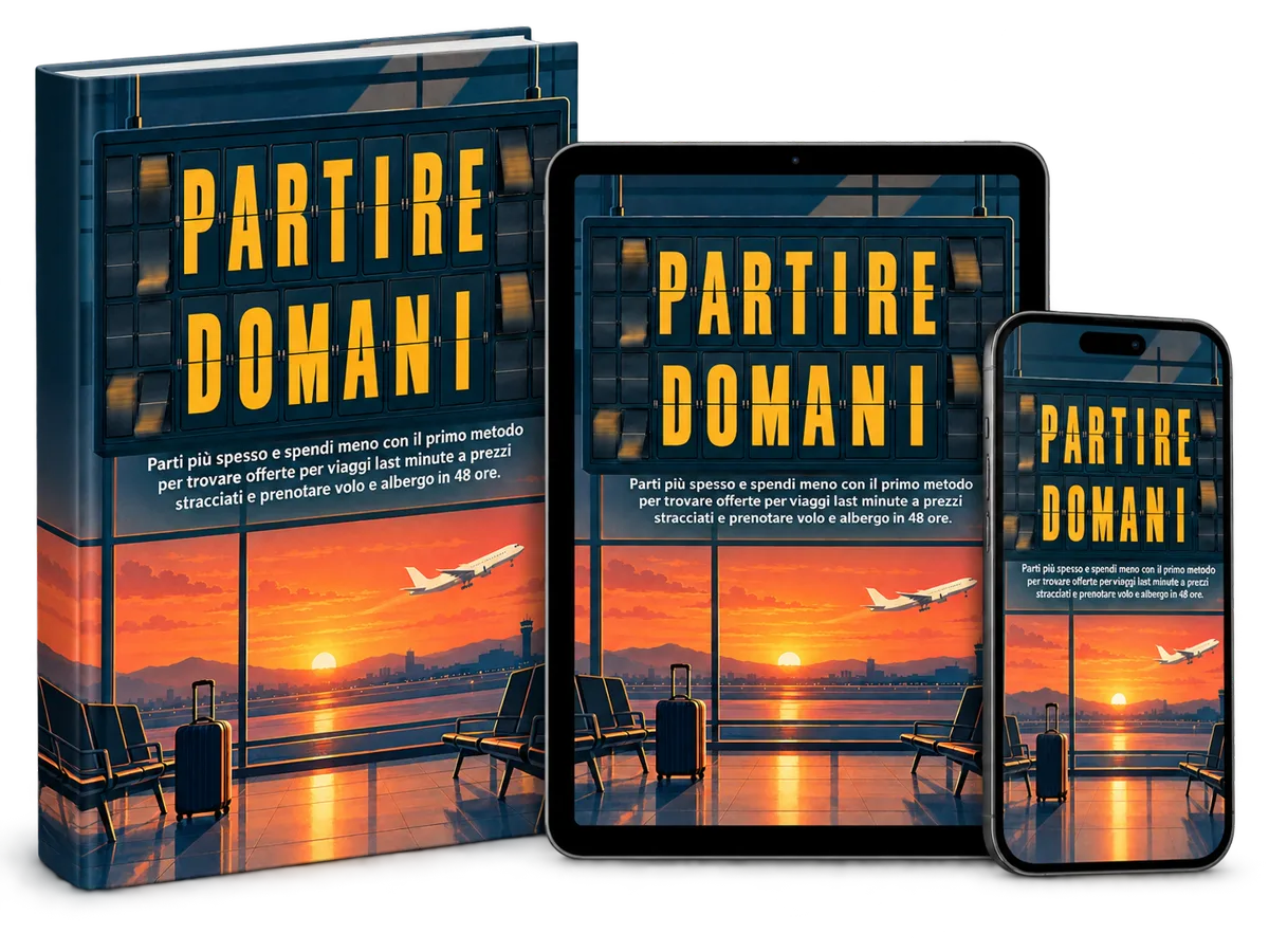 La guida Partire Domani su libro, tablet e telefono